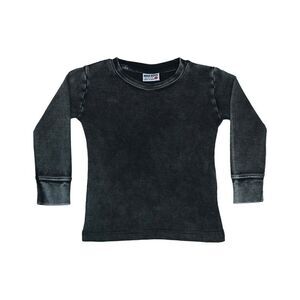 Mish Mish Boys Thermal Enzyme T-Shirt, Black